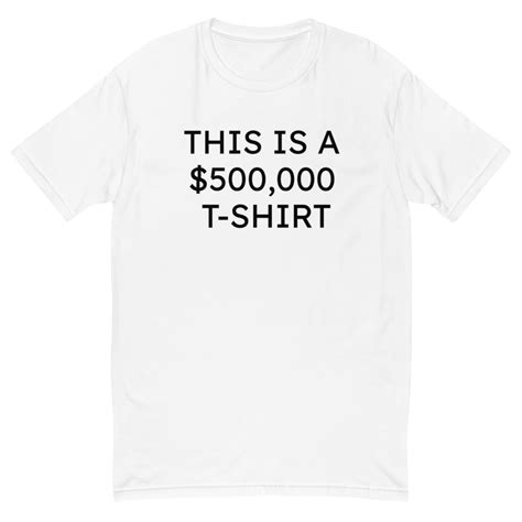 most expensive white t shirt.